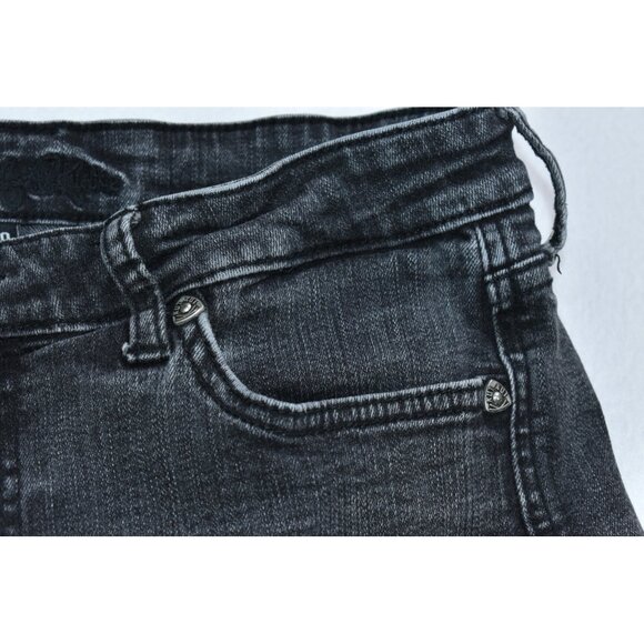 Kut from the Kloth Farrah Baby Women’s Jeans Size 10 Faded Black Denim Bootcut - Picture 8 of 16